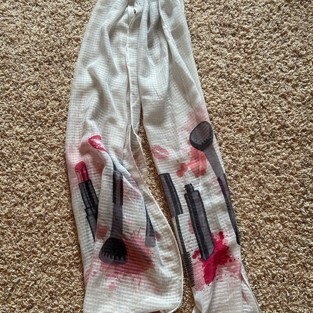 Makeup inspired Charming Charlie’s scarf or wrap